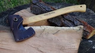 Hults Bruk Hatchet In Use