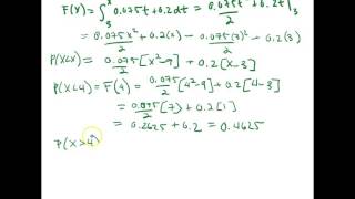 Find the Cumulative Density Function for a Continuous Random Variable - Circuit Example