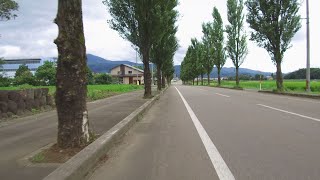 【上越妙高百景】　ポプラ並木から上越妙高駅へサイクリング（新潟県上越市）