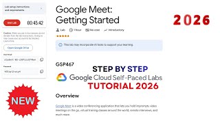 Google Meet: Getting Started || 2026 || GSP467 || #GSP467 #qwiklabs #arcade