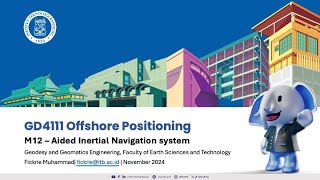 GD4111 Offshore positioning: M12 - Aided inertial navigation system (AINS)