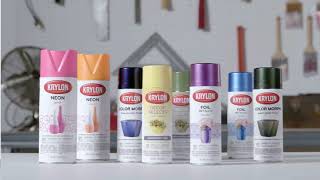 Meet Krylon® Craft and Small Project Spray Paints