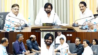 Deputy CM Pawan Kalyan Meeting With Telugu Film Producers | Tollywood Producers Meet Pawan Kalyan