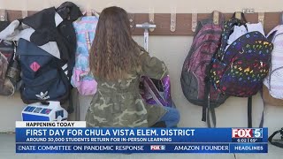 School Begins For Students In Chula Vista, Sweetwater Districts