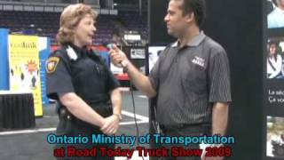 Ministry of Transportation (MTO) at the Road Today Truck Show, Brampton, May 2009