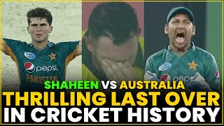 Thrilling Last Over in Cricket History | Shaheen vs  Austrailia | PCB | MA2T