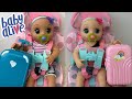 Baby Alive Real as can be baby twins Packing for Vacation