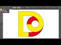 adobe illustrator tutorials alphabet logo d logo design 113