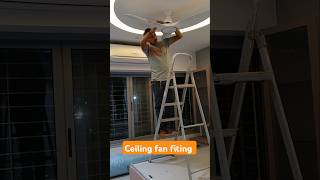 How to fit fan in Ceiling 💨Havells stealth Silent fan