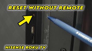 Hisense Roku TV: How to Reset Without Remote