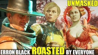 Who Roasts & Insults A Maskless Erron Black the Best? (Relationship Banter Intro Dialogues) MK 11