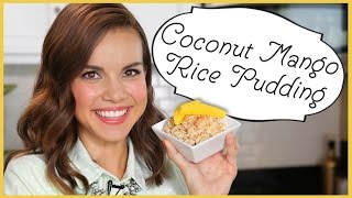 Ingrid Dishes | Coconut Mango Rice Pudding | Recipes from Missglamorazzi