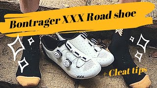 New Bontrager XXX Road Shoe Wide Fit - How to set up cleats on clipless pedals