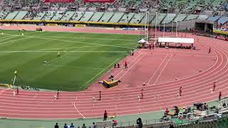 2019セイコーゴールデングランプリ陸上 中学女子4×100mRタイムレース3組