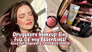 The Perfect Drugstore Makeup Bag! (with all of my drugstore makeup essentials) |