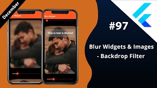 Flutter Tutorial - Blur Widgets & Images - Backdrop Filter