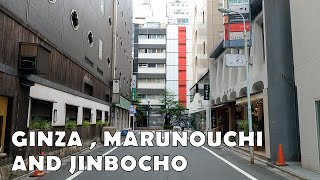 Japan Tokyo Drive 4K - Ginza to Jinbocho