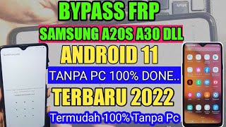 Bypass Frp Samsung A20s (A207f) Unlock Google Account Android 11 Without Pc 100% No Tipu2