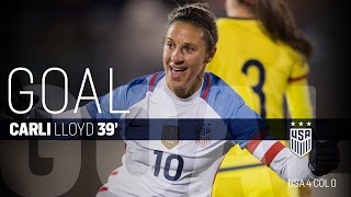 WNT vs. Colombia: Carli Lloyd Goal - April 6, 2016