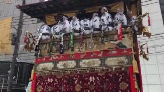 祇園祭 山鉾巡行 鶏鉾 鶏鉾町到着 (2017/7/17)