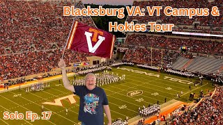 Blacksburg VA: Virginia Tech Campus Tour & Hokie Sports Vibes | Solo Travel Ep. 17