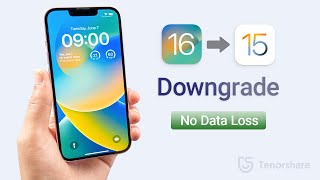 How to Downgrade iOS 16/17 to iOS 15/16 without Losing Data