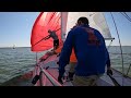 j24 sailboat racing 2024 terlingua regatta race 2. onboard communication. dcyc sailing