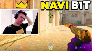 NEW NAVI LEADER!! - B1T DESTROYS NOOBS ON FACEIT!! | CS2