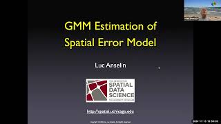 Applied Spatial Regression Analysis - Lecture: GMM Estimation of Spatial Error Model