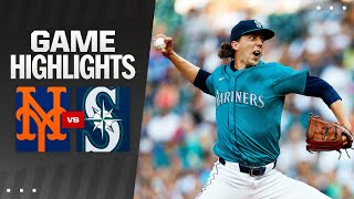 Mets vs. Mariners Game Highlights (8/10/24) | MLB Highlights