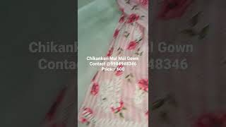 Chikankari Mal Mal Gown #chikankari #diwali #sale #karwachauth #top #pant #kurti #sharara #suit #up