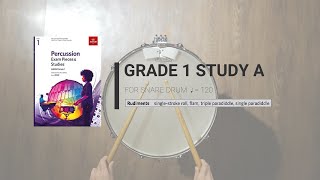 ABRSM Percussion 2020 - G1 Snare Drum Study A