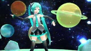 【MMD】　galaxias!　初音ミク ままま式　あぴミク