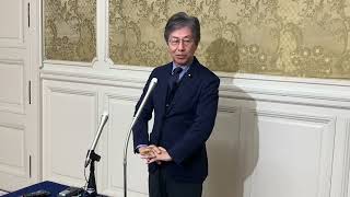 2023年11月10日　安住国対委員長ぶら下がり（細田博之前衆院議長逝去について）