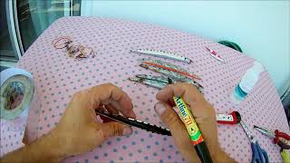 how to making colour fishing lure tips cheap and fast!!!φθηνα και γρηγορα!!!