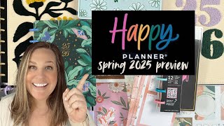 HAPPY PLANNER SPRING 2025 PREVIEW - Hang out & Flip Thru with Me!