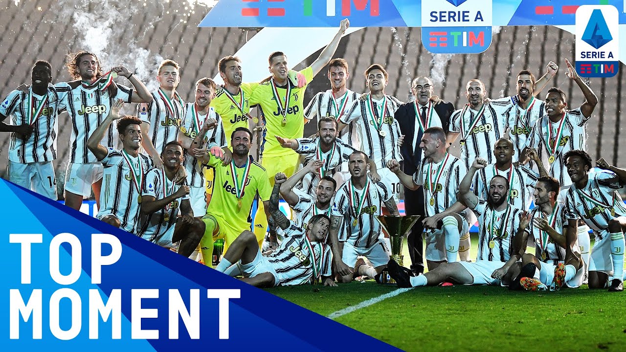 Juventus Lift The Serie A Trophy! | Juventus 1-3 Roma | Top Moment ...