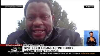 Corruption allegations: Gauteng ANC Provincial Secretary Jacob Khawe on integrity committee findings