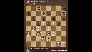 Magnus Carlsen vs Alexander Grischuk • World Blitz - Russia, 2009