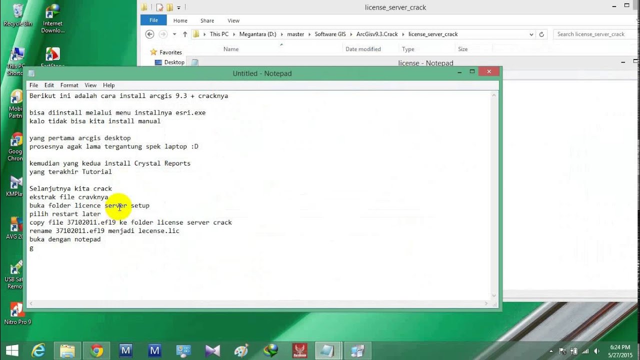 Cara Install Arcgis 9 3 Youtube
