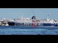 Συγκίνηση στο τελευταίο αντίο του super ferry ΙΙ Ο Συγκινητικός χαιρετισμός στην Παναγία της Τήνου