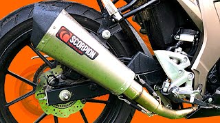 Scorpion Serket Exhaust Install Suzuki GSX S 125