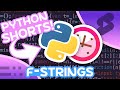 f-Strings in Python - String Formatting