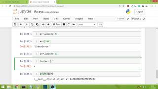 Dynamic Array Implementation in Python Part 4 | Printing the Array