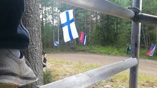 Thierry Neuville crazy jump in SS17 Päijälä2