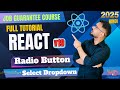 React 19 Tutorial in Hindi #19 - Radio Button & Dropdown in ReactJS