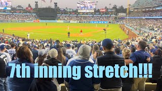 Dodgers stadium 7th inning stretch! ドジャース7回ストレッチ休憩#dodgers #shoheiohtani #大谷翔平 #ドジャース #ohtani #山本由伸