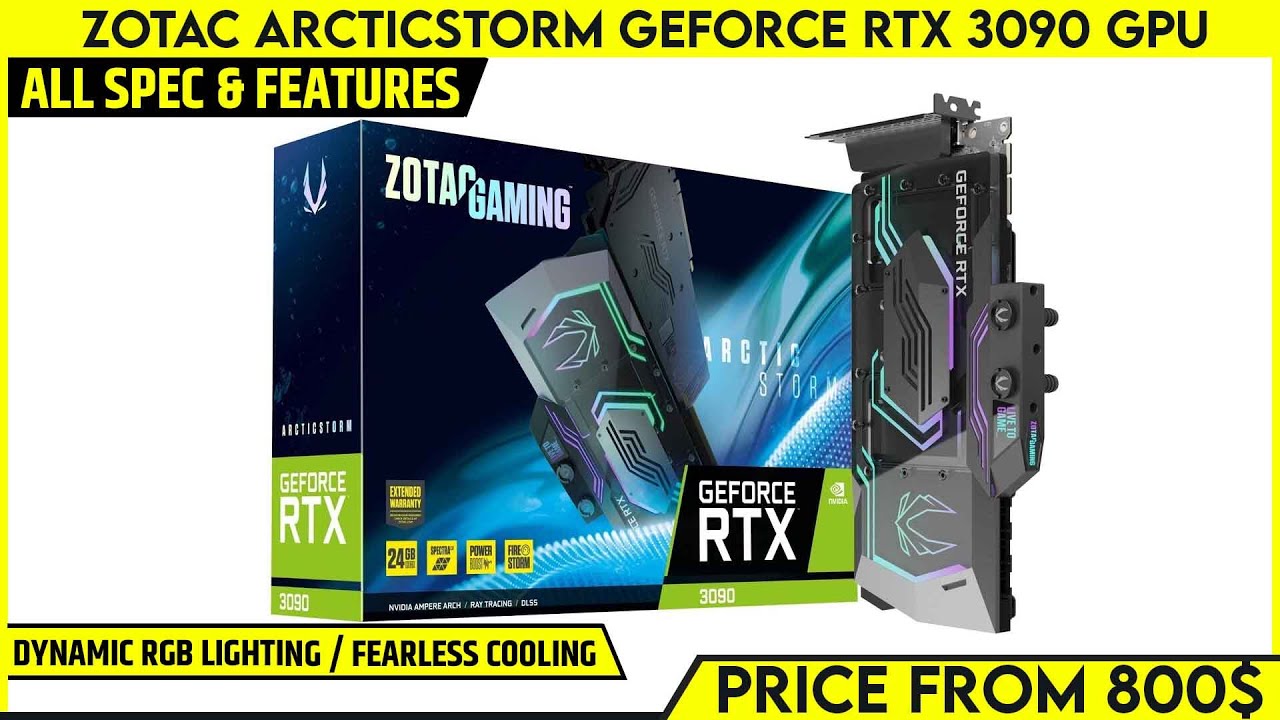 ZOTAC ArcticStorm GeForce RTX 3090 Graphics Card Launched | All Spec ...