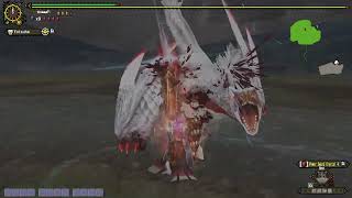 [MHFZ-Z] Blinking Nargacuga - Gunlance Solo Lesser Slay (Adre, CSL)