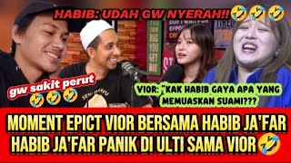 HABIB JA'FAR SYOK!! PERTANYAAN VIOR DILUAR NALAR??? HABIB JA'FAR JADI BINGUNG!! #nitavior #podcast